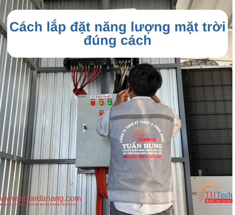 Cách lắp Đèn năng lượng mặt trời đúng cách